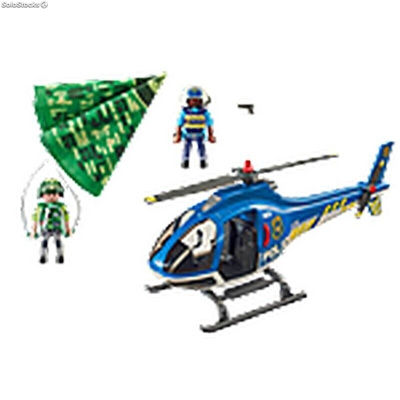 Playmobil Helicóptero de Policía: persecución en paracaídas - Foto 3