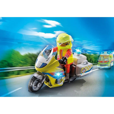 Playmobil Moto de Emergencias con Luz Intermitente - Foto 2