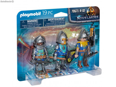 Playmobil Novelmore - 3er Set Novelmore Ritter (70671)