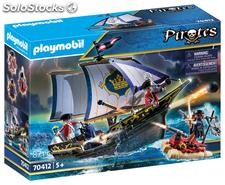 Playmobil Playmo Chaloupe Des Soldats