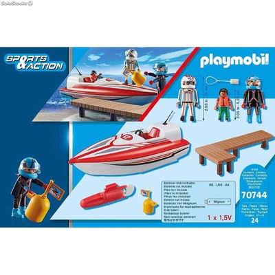 Playmobil Sport &amp;amp; Action Speed Boat Racer - Foto 3
