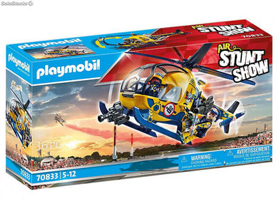Playmobil Stuntshow - Air Stuntshow Filmcrew-Helikopter (70833)