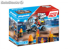 Playmobil Stuntshow - Starter Pack Stuntshow Quad mit Feuerrampe (70820)