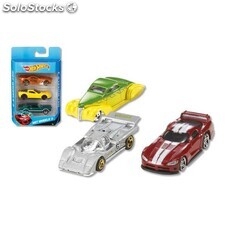 Playset de Veículos Hot Wheels Metal (3 Pcs)