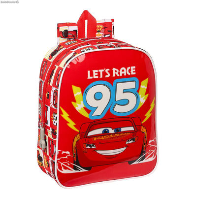 Plecak dziecięcy Cars Let&#39;s race Czerwony Biały (22 x 27 x 10 cm)