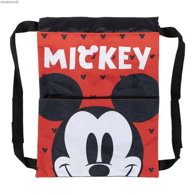 Plecak Worek Dziecięcy Mickey Mouse Czerwony 27 x 33 x 1 cm