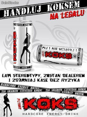 Płynny koks Hardcore Energy Drink Najbardziej Imprezowy Napój w Polsce - Zdjęcie 3