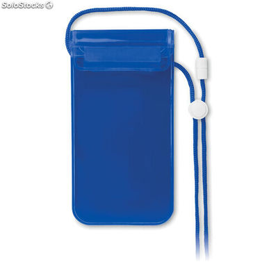 Pochette étanche pour smartpho bleu transparent MIMO8782-23