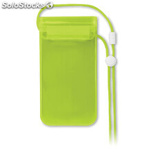 Pochette étanche pour smartpho vert transparent MIMO8782-24