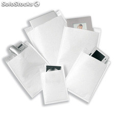Pochettes matelassées en kraft blanches - pochettes matelassées en kraft