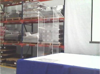 podium de acrilico trasparente - Foto 2
