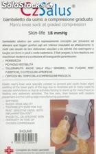 Podkolanówki przeciwżylakowe męskie, ucisk 18 mmHg, MICROFIBRA Skin-Life