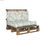 Poduszka DKD Home Decor Podłoże Kolor Zielony Bambus Aluminium 120 x 80 x 16 cm - 2