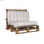 Poduszka DKD Home Decor Podłoże Wielokolorowy Aluminium Paski 120 x 80 x 16 cm - 2