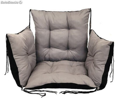 Poduszka na krzesło ogrodowe 50x50x50 cm + 2 x 40x40 cm