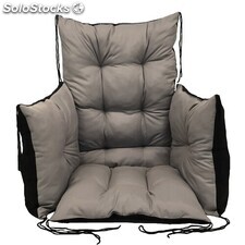 Poduszka na krzesło ogrodowe 50x50x80 cm + 2 x 40x40 cm