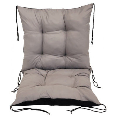 Poduszka na krzesło ogrodowe, huśtawkę 50x50x50cm kolor szary