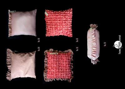 Poduszki, sakiewki ( kosmetyczki ) i wałki ozdobne, szyte ręcznie - Zdjęcie 3