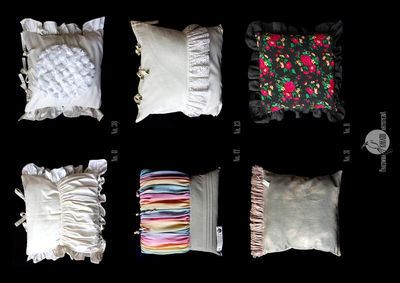 Poduszki, sakiewki ( kosmetyczki ) i wałki ozdobne, szyte ręcznie - Zdjęcie 5