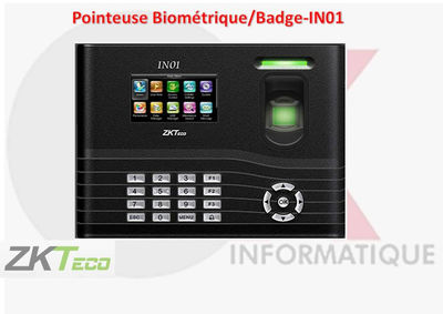 pointeuse biométrique /badge in01