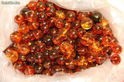 Półfabrykaty bursztynowe kulki prayer beads - Zdjęcie 3