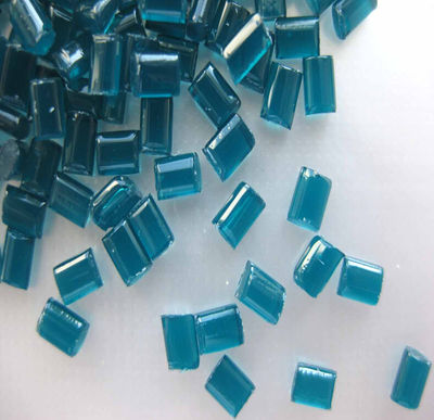 Poliestireno gránulos de color azul transparente - Foto 3