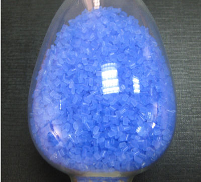 Poliestireno gránulos de color azul transparente - Foto 4