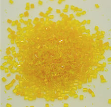 Poliestireno Reprocesado Granza color amarillo