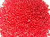 Polietileno de baja densidad lineal reelaborado granulada color rojo