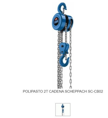 Polipasto 2T cadena scheppach sc-CB02 - Foto 3