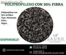 Polipro negro con 30% de fibra de vidrio