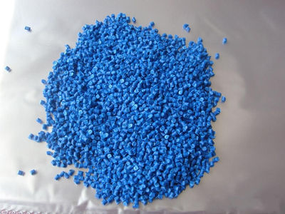 Polipropilene omopolimero usato pellet colore blu - Foto 2
