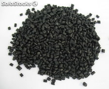 polipropileno copolímero molido peletizado de color negro