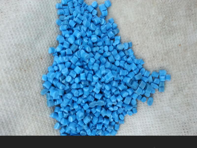 Polipropileno homopolímero USADO granallas de color azul - Foto 4