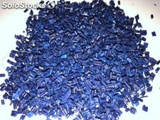 Polipropileno peletizado azul posindustrial fluidez 20-24