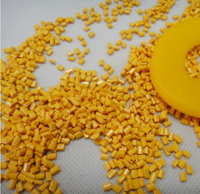 Polipropileno película grado de color amarillo