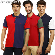 Polo Bicolor Hombre