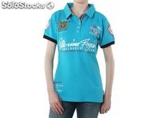 Polo geographical norway Frauen - kipawa_lady_ss_assor_b_turquoise - Größe : xs