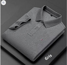 Polo tommy gris
