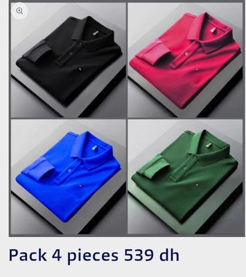 Polo tommy pack 4 colour