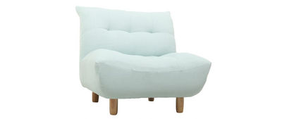 Poltrona design scandinavo verde acqua YUMI