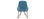 Poltrona relax - Baby sedia a dondolo tessuto blu gambe in metallo e frassino - Foto 2