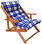 Poltrona sdraio reclinabile 3 posizioni in legno cuscino imbottito vari colori - Foto 2