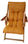 Poltrona sdraio reclinabile 3 posizioni in legno cuscino imbottito vari colori - Foto 4