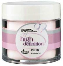 Polvo acrilico rosa ez flow hd pink powder 0.75 oz.