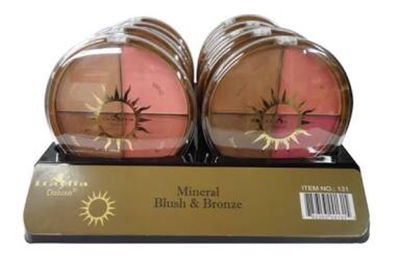 Polvo Mineral Blush &amp; Bronze Italia Deluxe