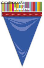 Polybag bandera triangulo plastico 20X30, 5 Mts., 12