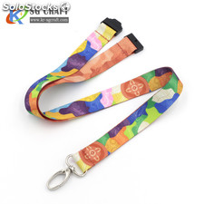 Polyester custom tubular printing lanyards