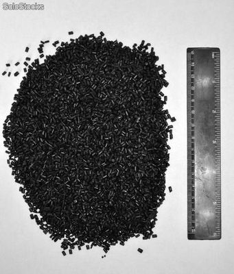 Polypropylen Copolymer Mahlgut Granulat schwarze Farbe - Foto 3
