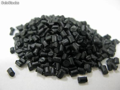 Polypropylène copolymère broyé granules de couleur noire